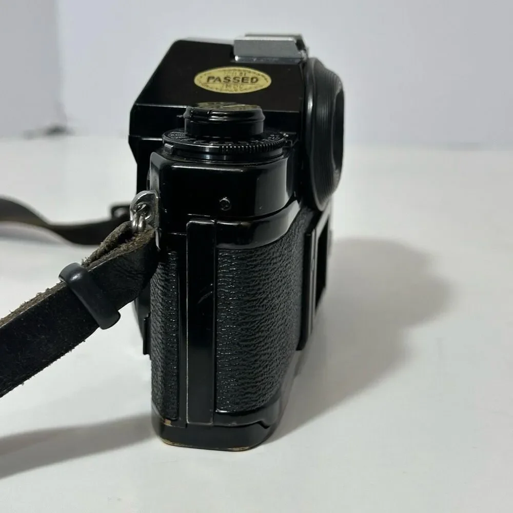 Vintage Canon A-1 Black 35 mm SLR with Strap/ Body Only